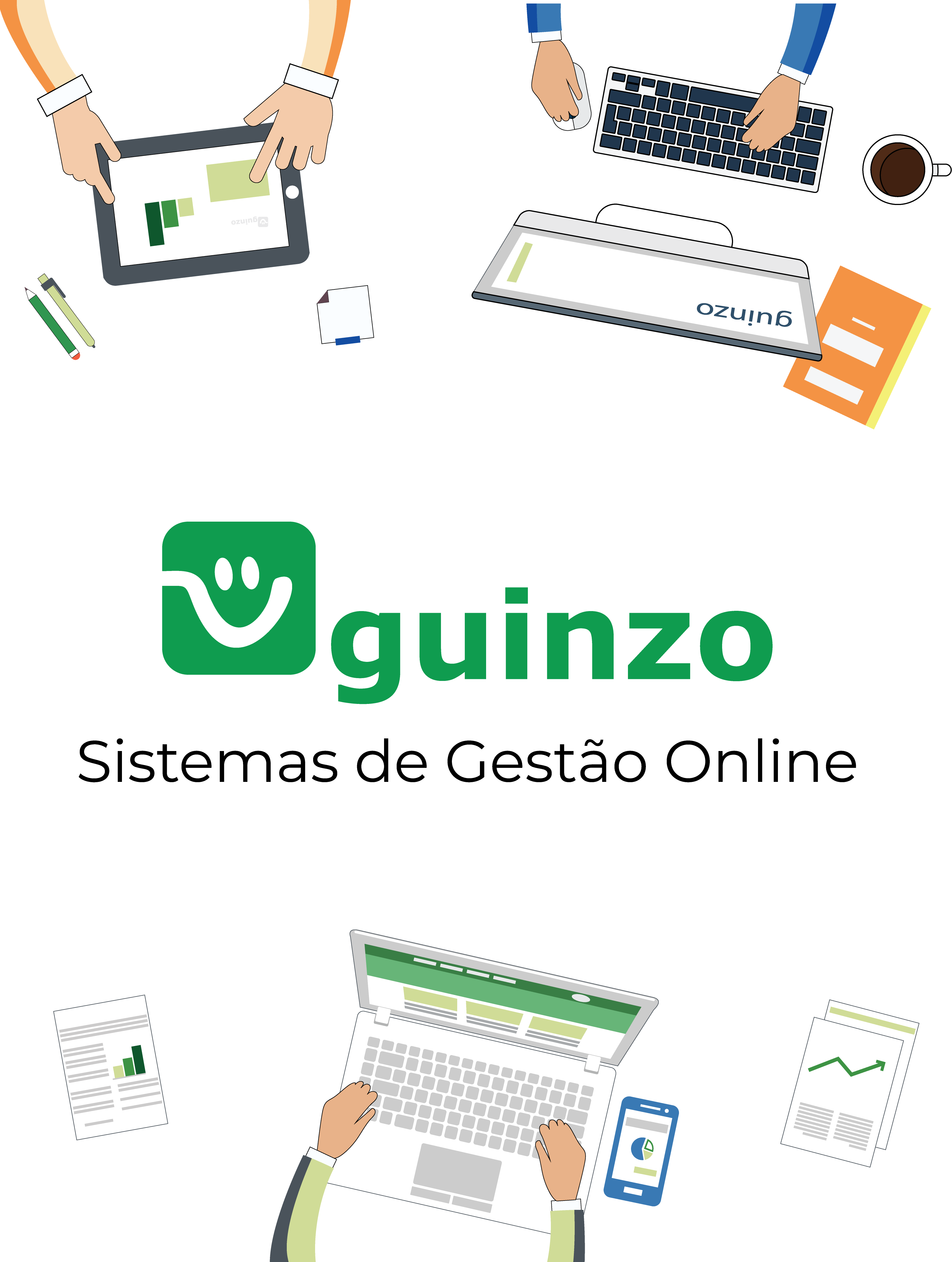 guinzosol-inicial-tela Tela Inicial Guinzo com representação de computadores com telas com os sistemas
