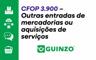 CFOP 3.900 - Outras entradas de mercadorias ou aquisições de serviços